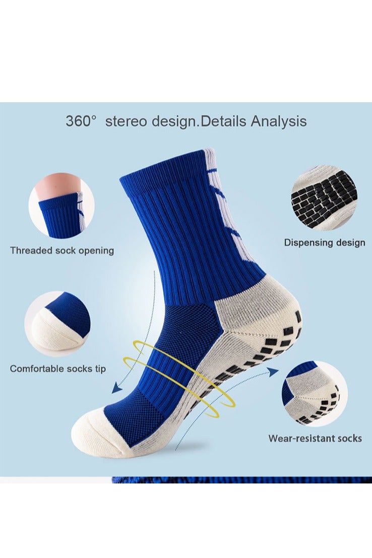 infino 6 Pairs of Non-Slip Grip Pads for Men's Football and Basketball Socks - Image 3