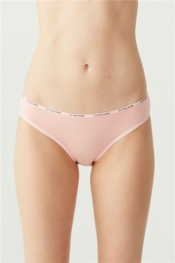 U.S. Polo Assn. 5-Pack Women's Low Waist Briefs Cotton Mixed Color  - Image 5
