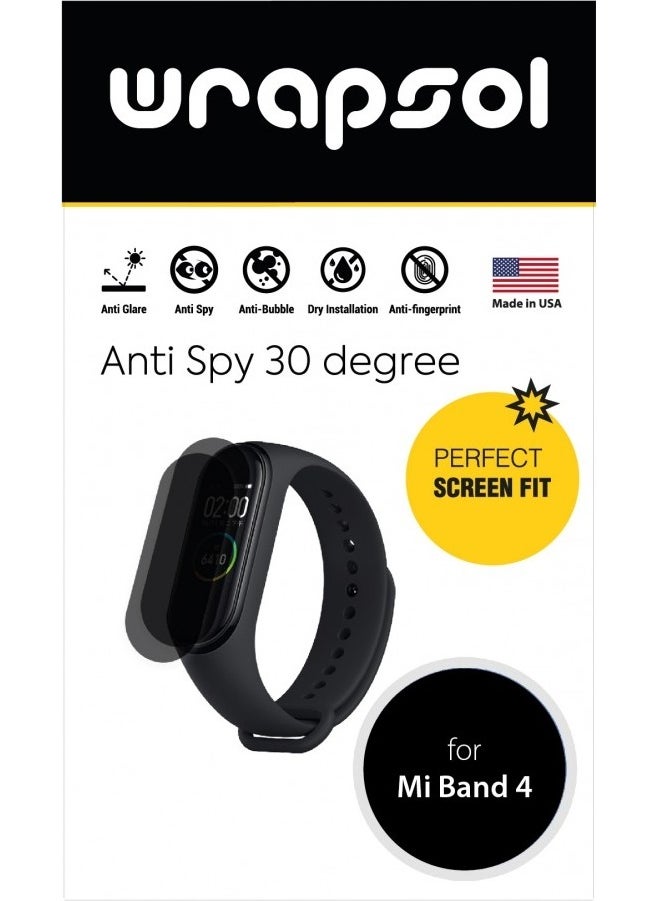 Wrapsol - Xiaomi Mi Band 4 Smart Watch Matte Ghost Screen Protector - Image 1
