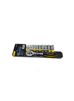 ANYM ANYM 14 Inch Ratchet Wrench With 10pcs Socket Set 63mm Sockets  - Image 3