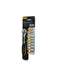 ANYM ANYM 14 Inch Ratchet Wrench With 10pcs Socket Set 63mm Sockets  - Image 1
