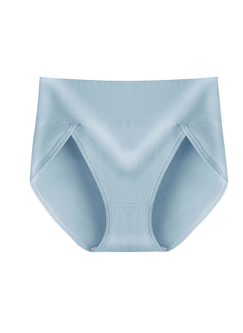 Generic - High-waisted Cotton Womens Underpants Autumn Shaping Butt-lifting Amazon Ladies Panties Blue - Image 1