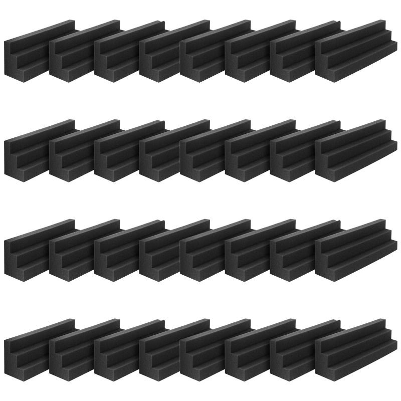 JBER Column Acoustic Wedge Studio Foam Corner Block Finish Corner Wall in Studios or Home Theater (16 Pack) - Image 5