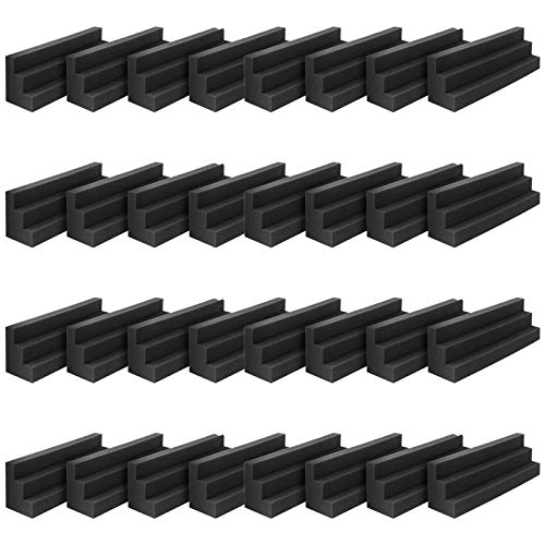 JBER Column Acoustic Wedge Studio Foam Corner Block Finish Corner Wall in Studios or Home Theater (16 Pack) - Image 1