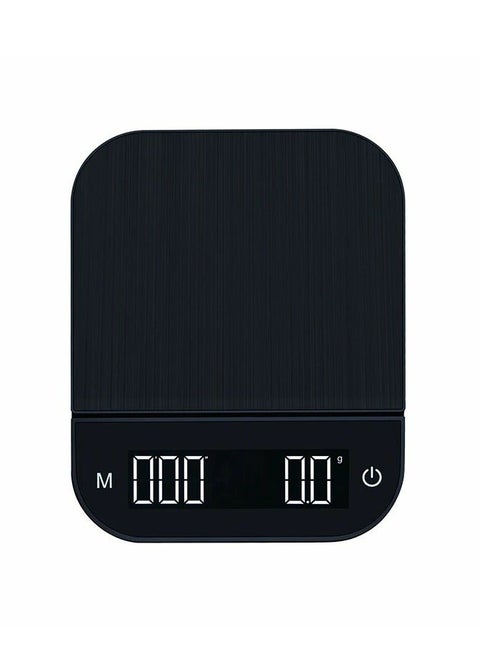 Touch Screen Digital Scale for Drip Coffee With Timer High Precision LCD USB Charge Accurate Mini Electronic Platform Scale Food Weighing Scale