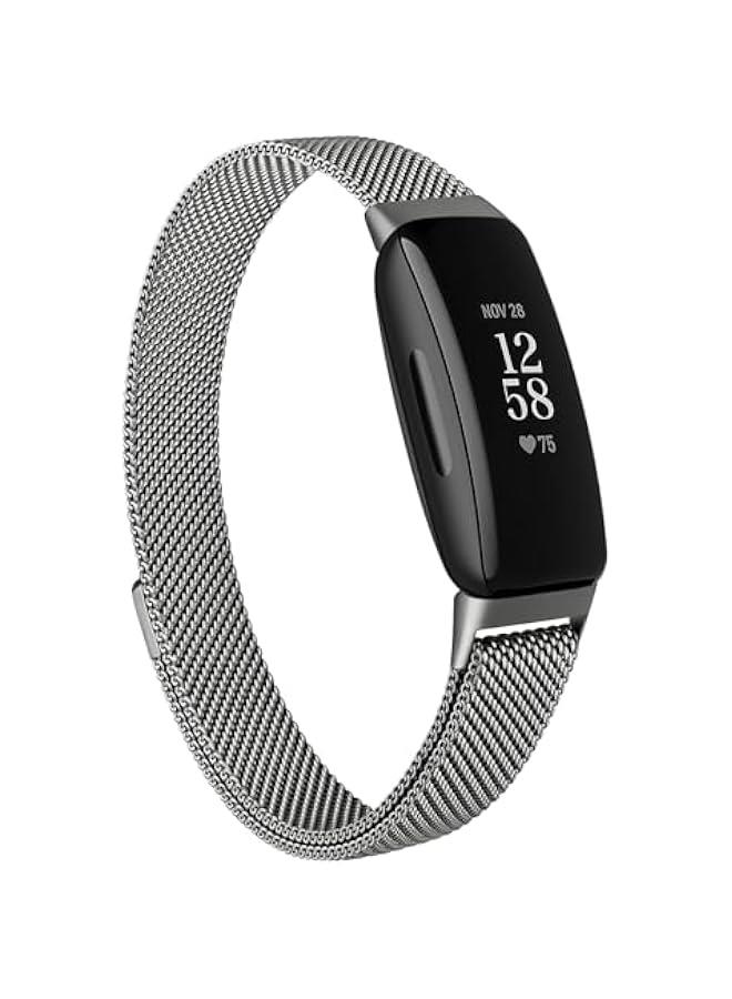 Metal Bands Compatible with Fitbit Inspire 2/Inspire HR/Inspire, Wristband Mesh Bracelet Replacement Strap for Fitbit Inspire 2/Inspire HR/Fitbit Inspire - Image 1