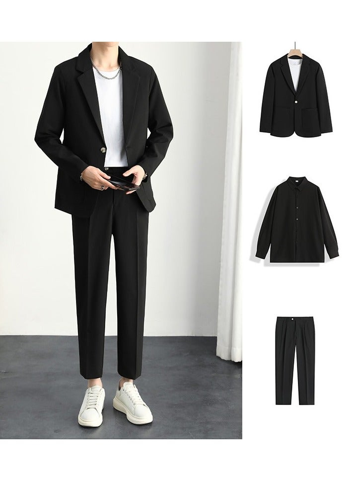 KUYING New Chinese Style Jacket With Stand-up Collar And Suit Set  - Image 1