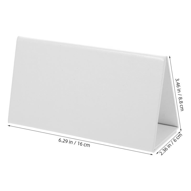 2pcs Workplace Card Erasable Seat Card Tent Card Blank Name Card Foldable Name Plate - Image 2