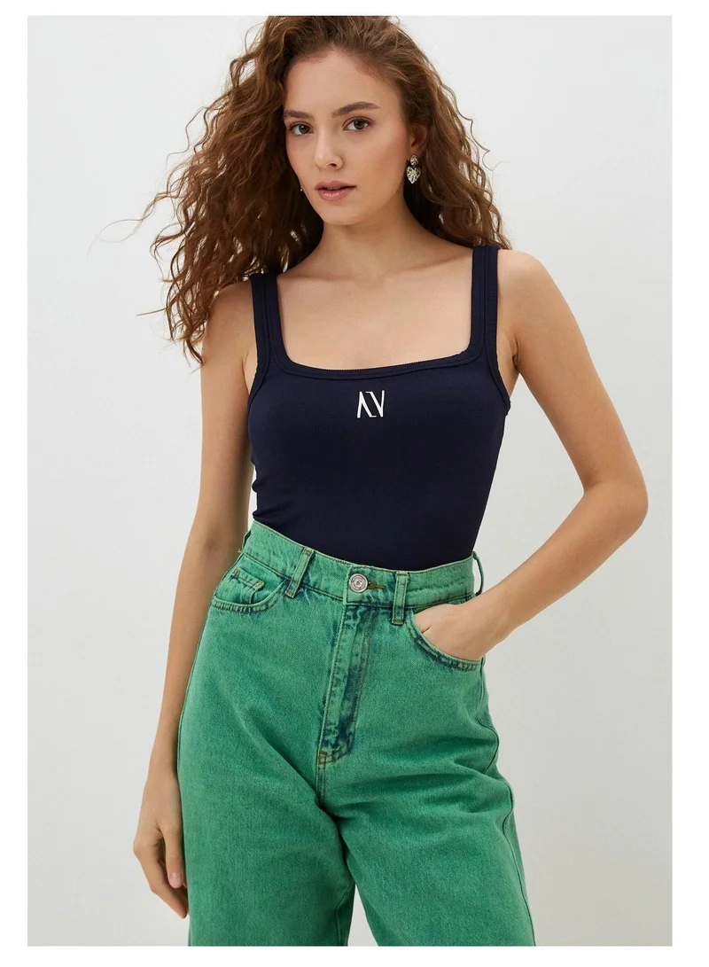 Nocturne Nocturne Ribbed Tank Top