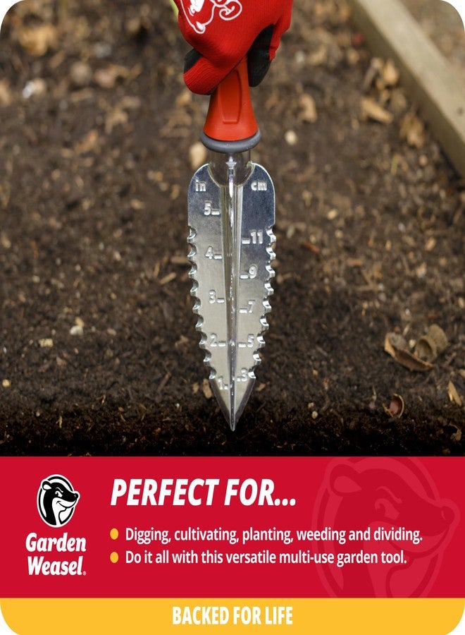 Garden Weasel Multi-Use Transplanter 91360 - Trowel Tool - Hand Shovel - Spade - ing Shovel - Weather and Rust Resistant - Image 2
