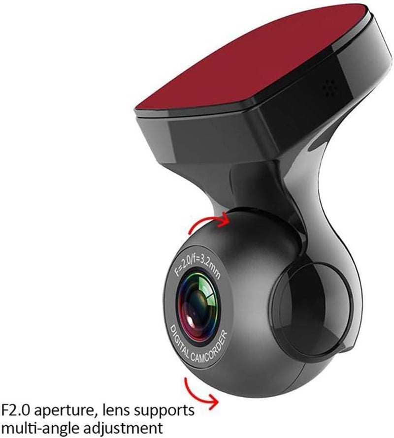 klarako Dash Cam for Cars Front Car Driving Camera Wifi Full HD 1080P with Motion Detection, Parking Monitoring, GSensor, Loop Recording USB Version - Image 3