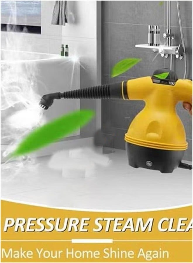 HOMESTAR 1000W Multifunctional High Temperature Handheld Steam Cleaner with 9pcs Accessories Suitable for Kitchen Sofa Bathroom Window + Magic Paste  - Image 2