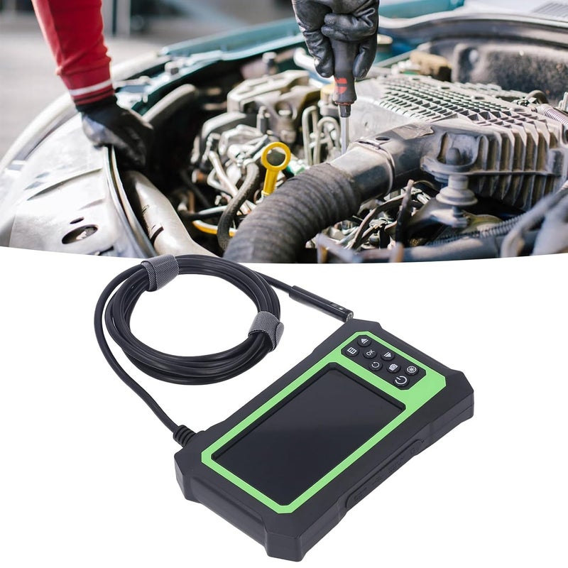 Industrial Endoscope, a Dual Lens Digital Inspection Camera, with 4.3 Inch 1080P HD LCD Screen and 8mm IP67 Probe - 2m Semi Cable and 3000mAh Battery - ABS Housing Yellow (5M) - Image 5