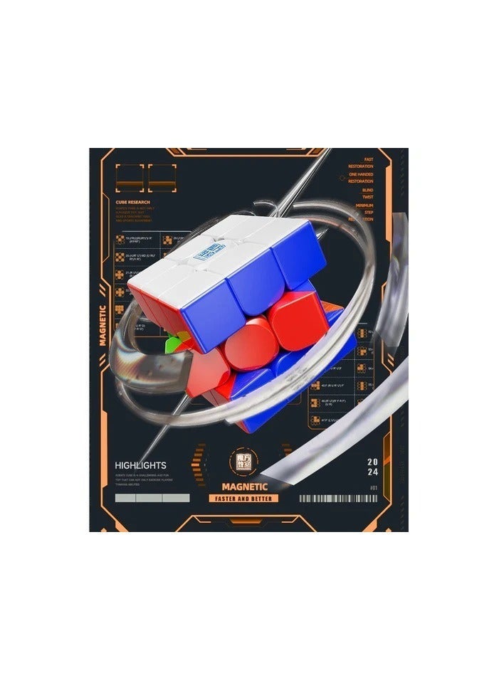 MoYu MeiLong 3M V2 UV Magnetic 3x3 Speed Cube – High Grip UV Coated Stickerless Puzzle - Image 2