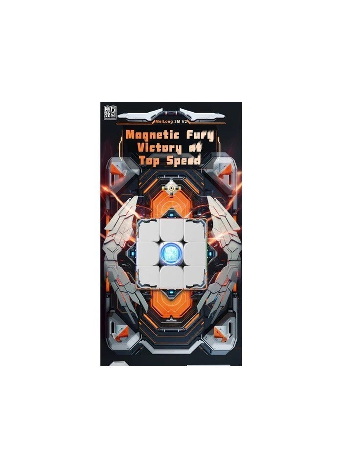 MoYu MeiLong 3M V2 UV Magnetic 3x3 Speed Cube – High Grip UV Coated Stickerless Puzzle - Image 3