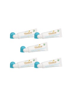 Waxelene Waxelene Original Organic Multipurpose Ointment Lip Tube Pack of 5 Best Lip Balm Ever Baby Eczema Chapped Dry Sensitive Skin Body Hand Face Moisturizer 