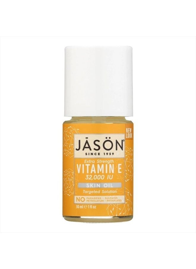 Jason Jason Skin Oil, Extra Strength Vitamin E 32,000 IU, Targeted Solution, 1 Oz  - Image 1