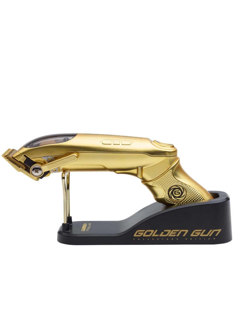 جاما+ ماكينة قص الشعر اللاسلكية GAMMA+ Collector's Edition Golden Gun مع شاشة عرض باللون الذهبي - Image 3