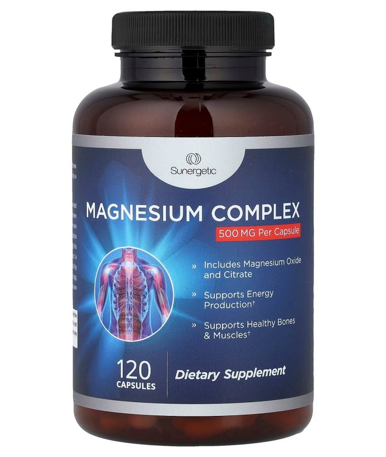 Sunergetic Magnesium Complex 500 mg 120 Capsules