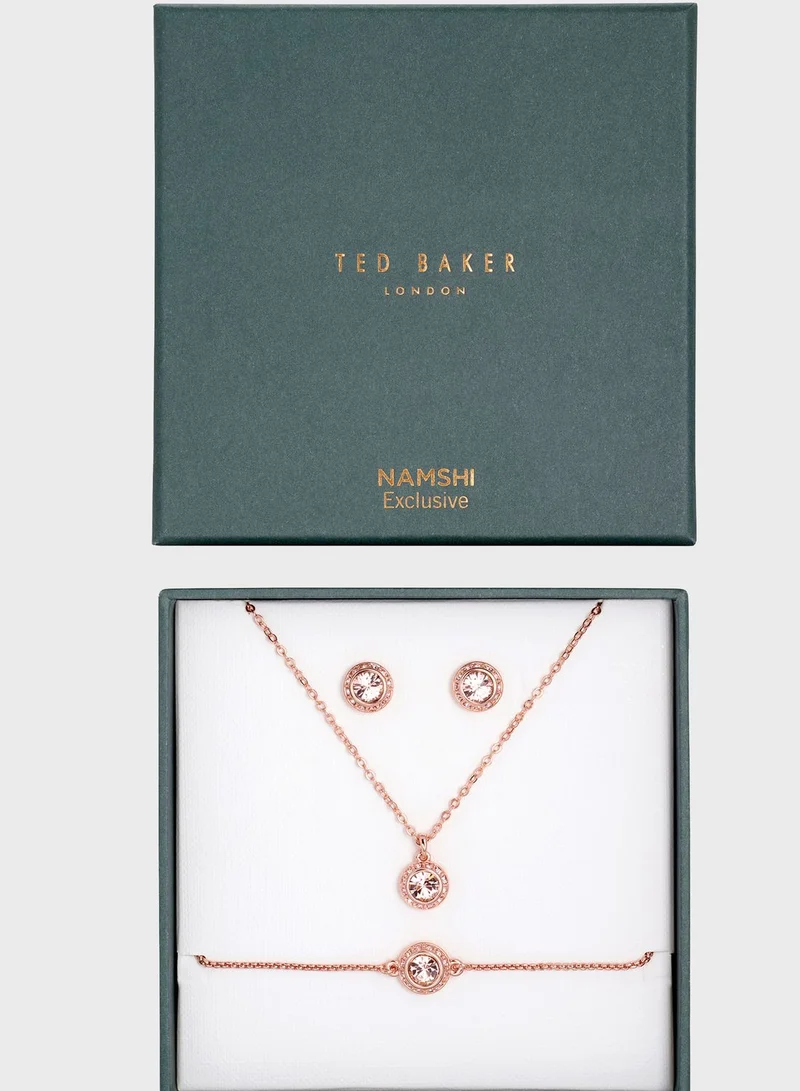 Ted Baker Soliit Solitaire Sparkle Crystal Triple Gift Set