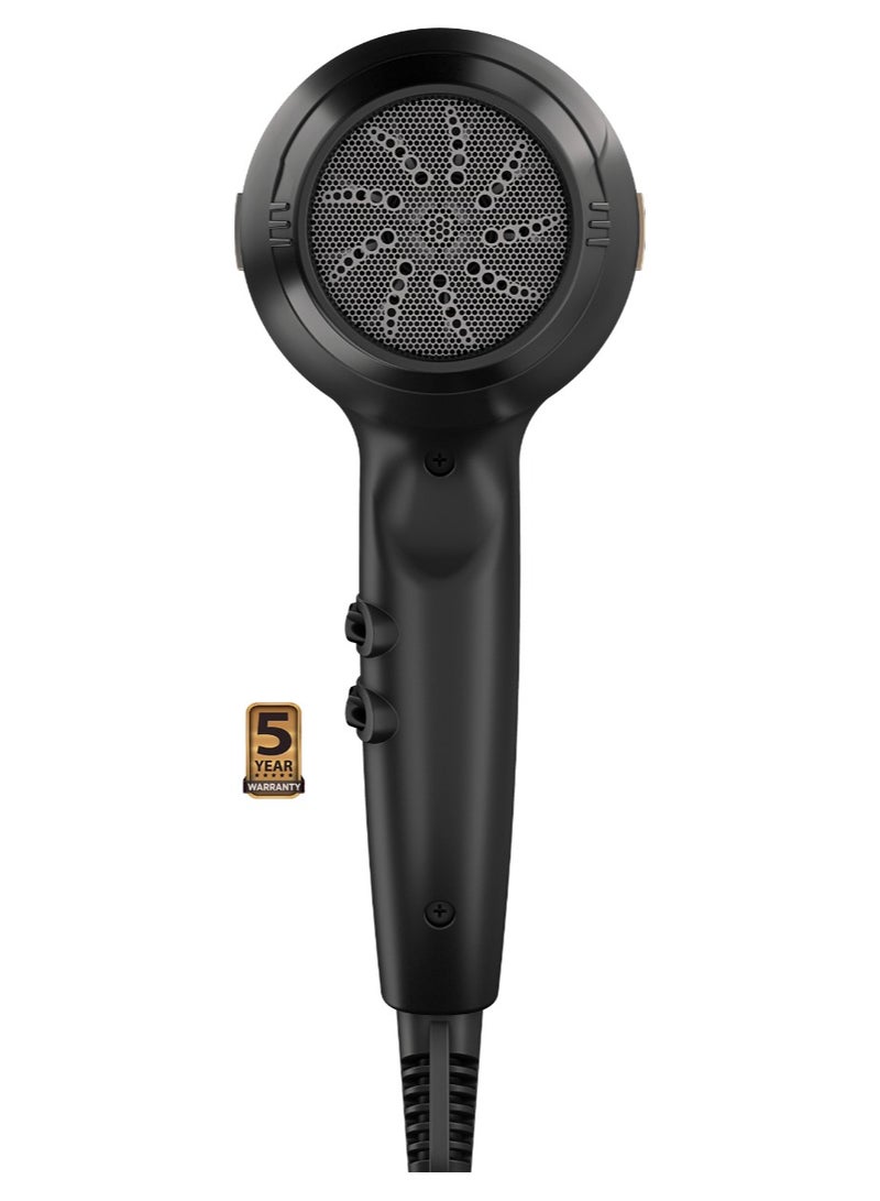 Rush Brush D3 PRO Hair Dryer, 2300 Watt - Black - Image 5