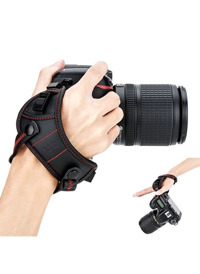JJC DSLR Camera Hand Strap Grip Wrist Strap With Standing U Plate for Canon EOS 90D 80D 77D 70D 60D 50D 1D 1Dx 7D 6D 5D Mark IV III II 5Ds 5DsR EOS R RP R5 R6 Rebel T8i T7i T6s T6i T5i T7 T6 SL3 SL2  - Image 1