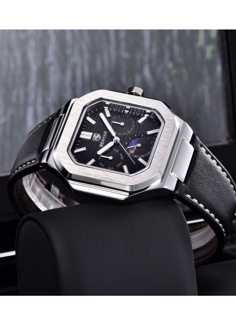 بينيار ساعات رجاليه  كوارتز ضد الماء - Image 4
