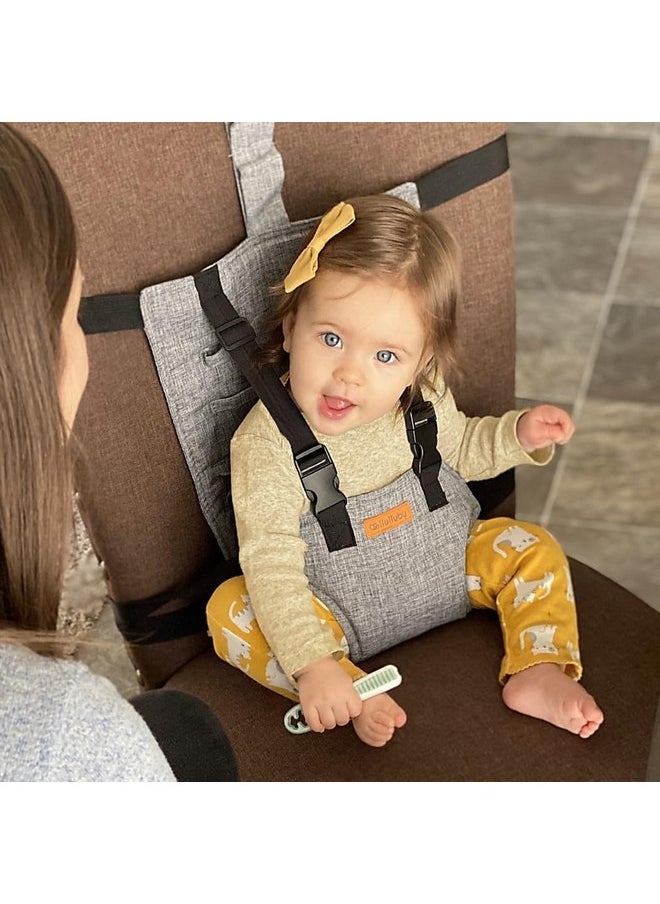 liuliuby liuliuby Baby Travel Essential Harness Seat | Travel High Chair for Babies | Portable High Chair for Travel Baby Essentials | Baby Travel Gear, Baby Traveling Must Haves | Portable Highchair for Baby  - Image 2