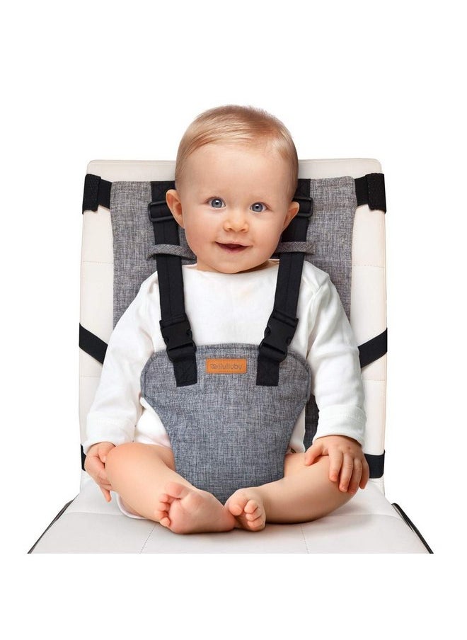 liuliuby liuliuby Baby Travel Essential Harness Seat | Travel High Chair for Babies | Portable High Chair for Travel Baby Essentials | Baby Travel Gear, Baby Traveling Must Haves | Portable Highchair for Baby  - Image 1