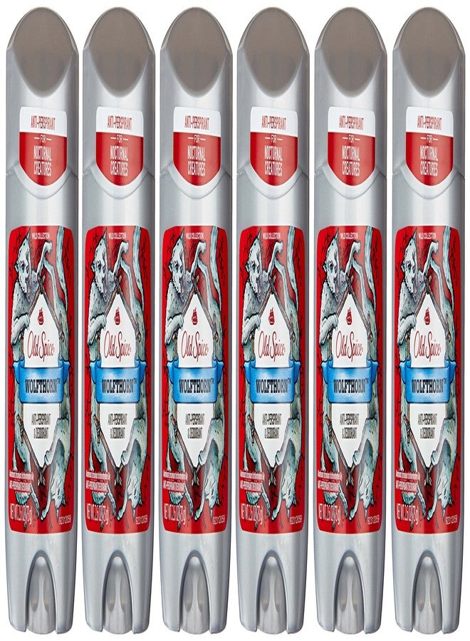Old Spice أولد سبايس مضاد للتعرق 2.6 أونصة وولف ثورن صلب (76 مل) (6 عبوات) - Image 3