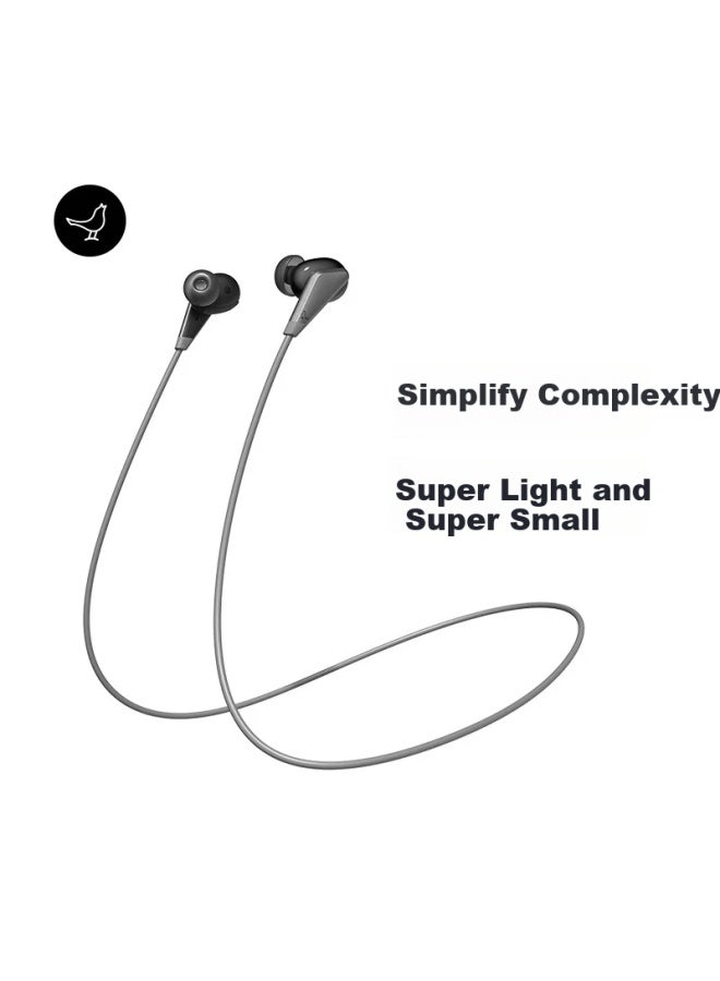 Libratone Bird Earphones Track 2nd Generation, Bluetooth In-ear Neckband Headphones, Wireless Bluetooth Running Sports Neckband Earphones, Black - Image 1