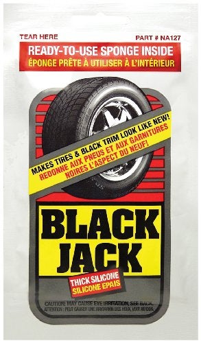 BLUE MAGIC North American NA127 Black Jack Tire Shine Towelette - Single Pack - Image 2