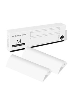 Terabyte A4 Size Thermal Paper, Printing Paper, 210 x Φ30mm - 2 Rolls, 8 inch Paper for A4 Portable Printer (10yr Rolled Thermal Paper)  - Image 1