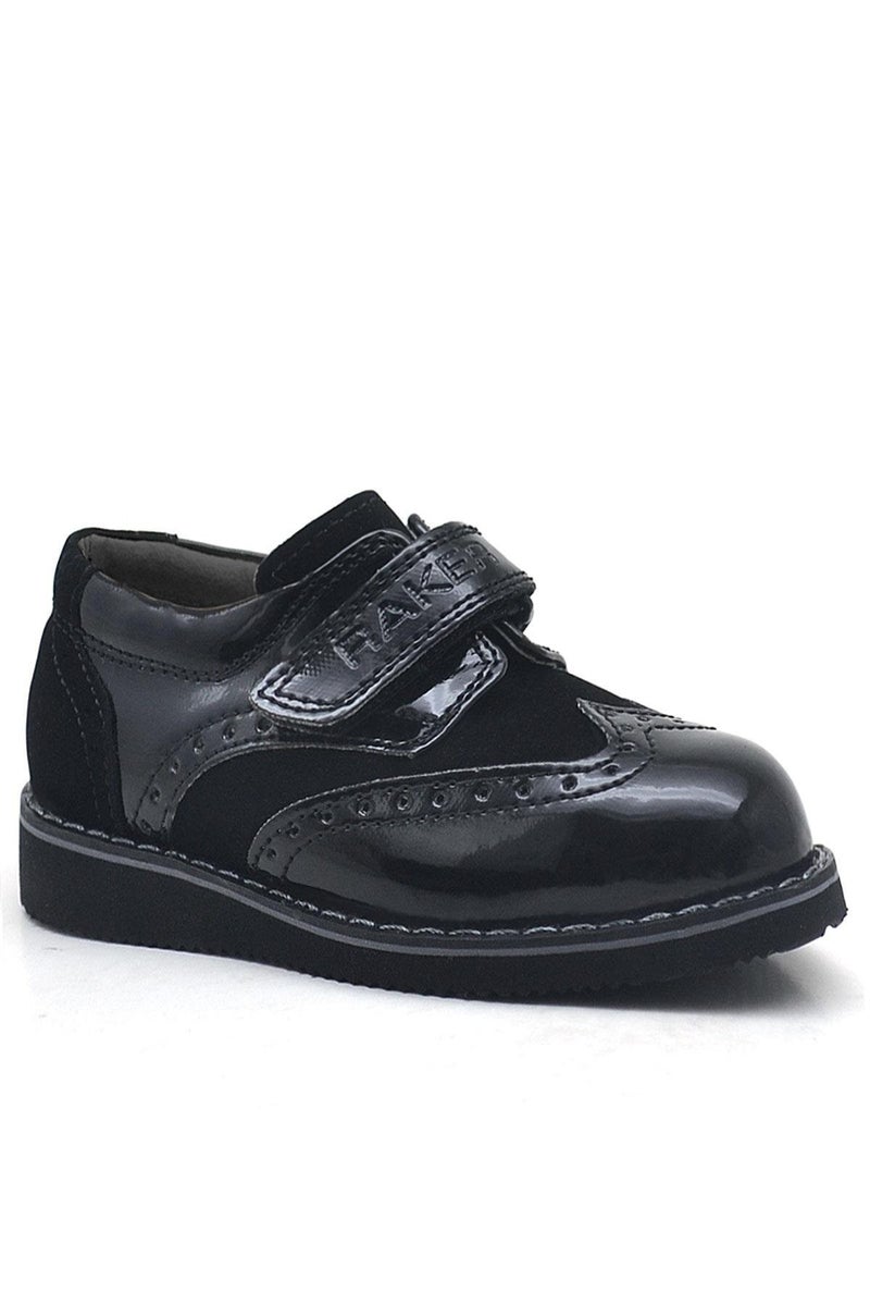 Rakerplus Raker Plus Hydra patent leather shoes with Velcro strap for everyday use for children - Image 2