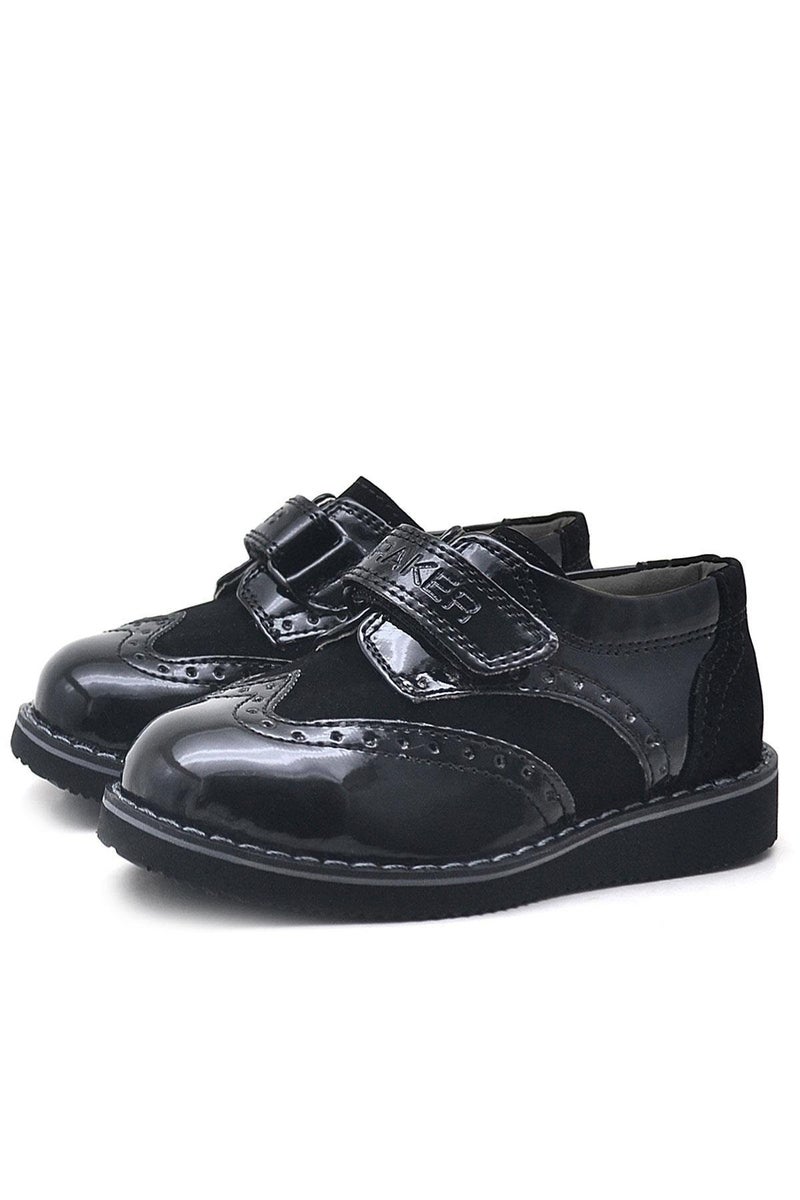 Rakerplus Raker Plus Hydra patent leather shoes with Velcro strap for everyday use for children - Image 4