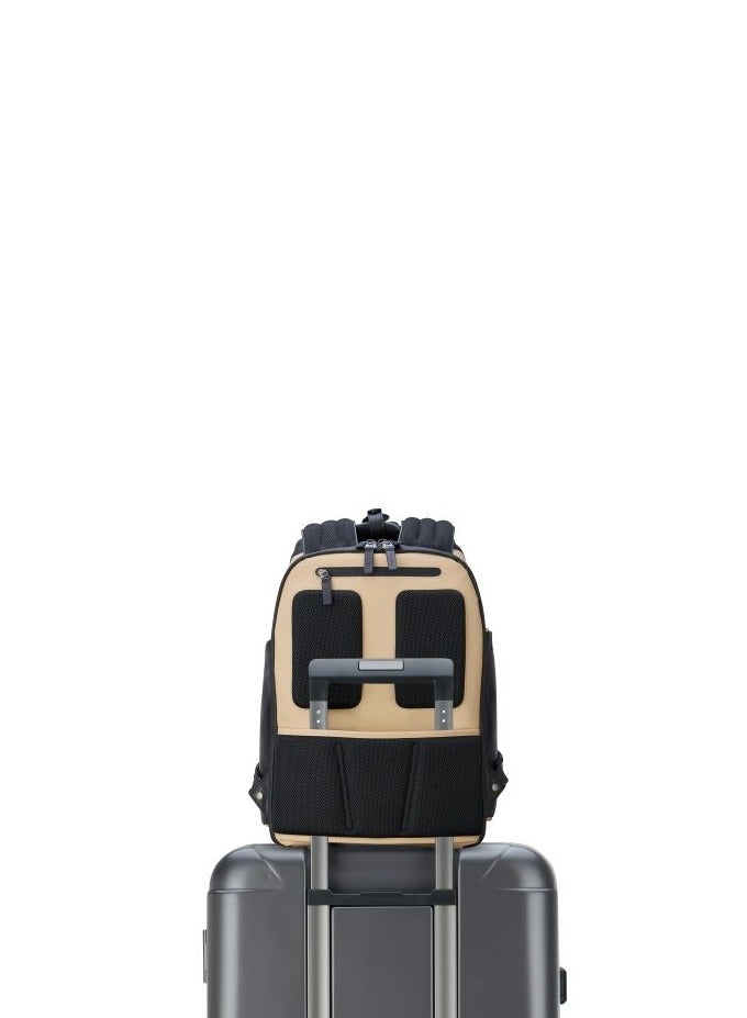 PEUGEOT Voyages 18Inch Waterproof Backpack Biege  - Image 5