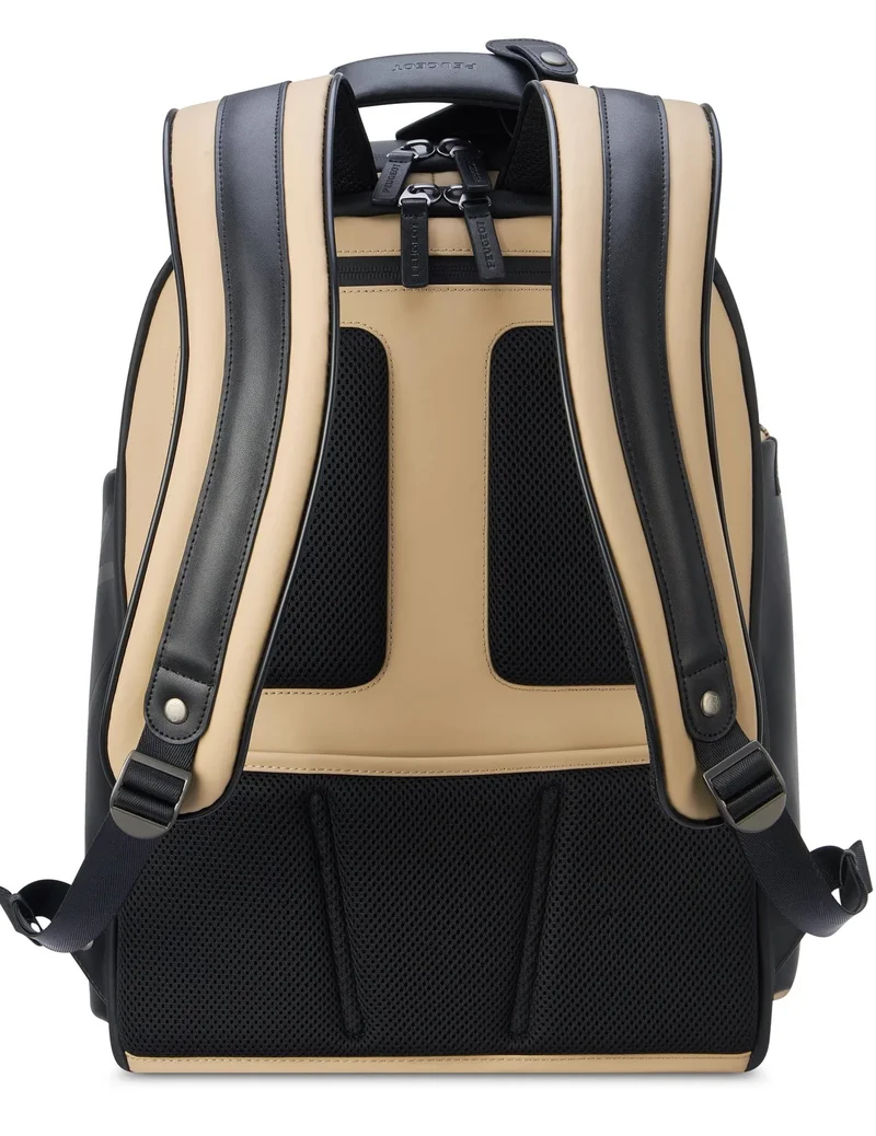 PEUGEOT Voyages 18 Inch Waterproof Backpack - Biege