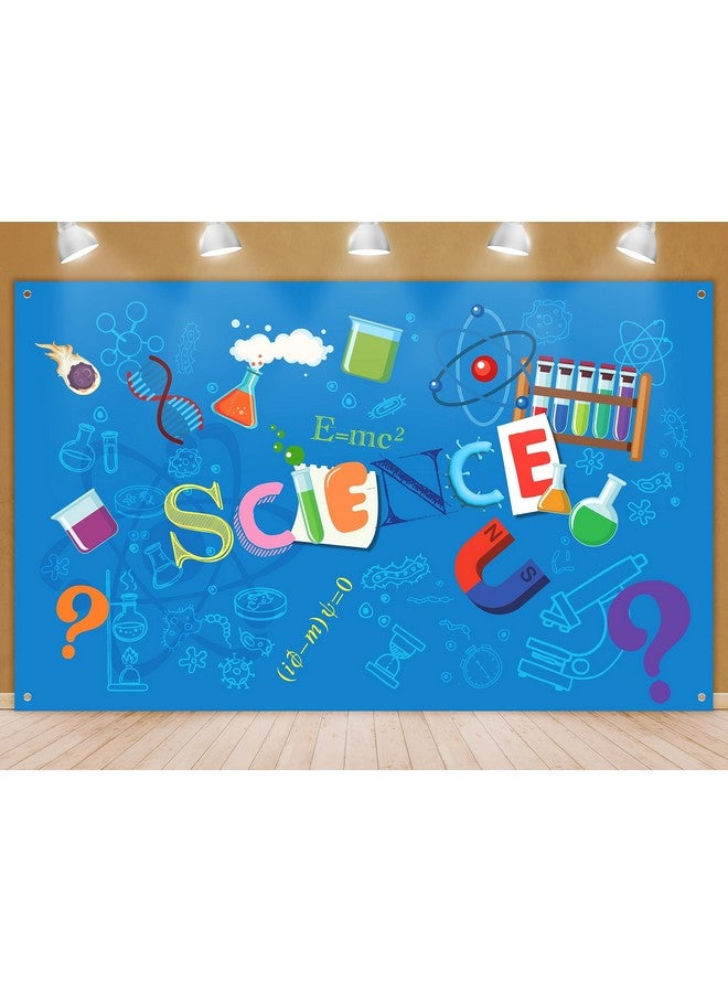 Jazzoo خلفية حفلة العلوم - خلفية استوديو بموضوع العالم المجنون - زينة لالتقاط الصور لمناسبات مثل حفلات استقبال المواليد أو حفلات عيد الميلاد - خلفيات لصور مضحكة 70.8 × 43.3 بوصة - Image 1