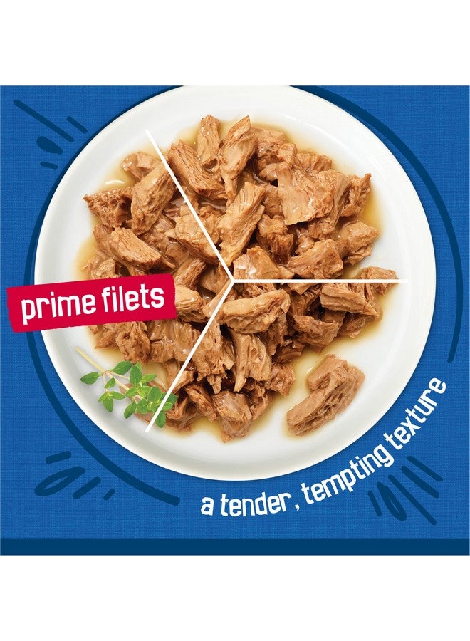 فريسكس طعام القطط الرطب بورينا فريسكيز جرافي، عبوة متنوعة من المأكولات البحرية الفاخرة - (عبوة من ٢٤ قطعة) علب ٥.٥ أونصة - Image 5