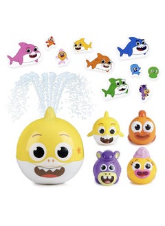 WowWee Baby Shark Big Show! Bath Toy Bundle 15 Pieces Kids Bath Toys  - Image 1