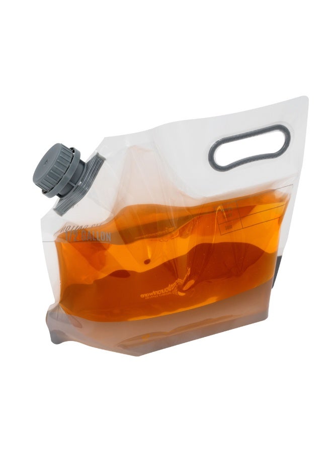 Restaurantware حاويات مياه كاتر تيك سعة 1/2 جالون، 10 أكياس مشروبات - قابلة للطي، تشمل أغطية مقاومة للتلاعب، أكياس مشروبات بلاستيكية شفافة، للفعاليات المجهزة، التخييم، أو المشي، مقبض متين - Image 2