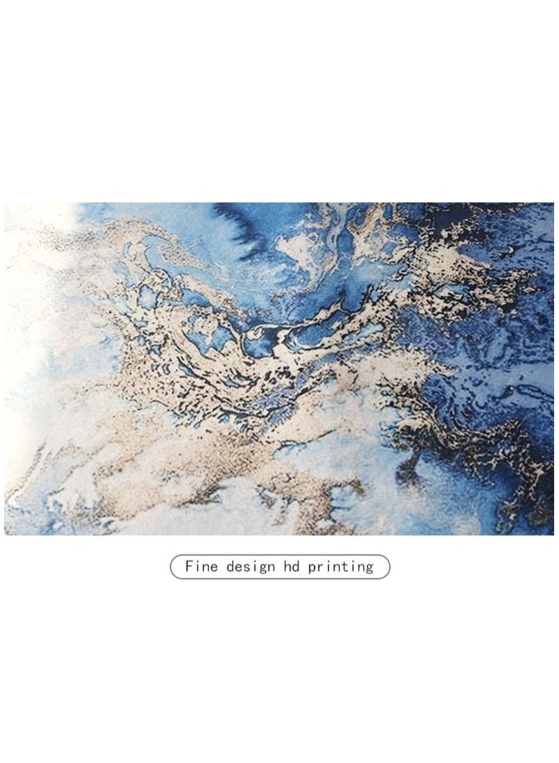 Bluejw Marble Bathroom Rug Set,3 Pieces Bath Mats Set For Bathroom,Vintage Style Non-Slip Washable Cover Floor Rug Decorations For Kitchen Bathroom Bedroom - Image 3