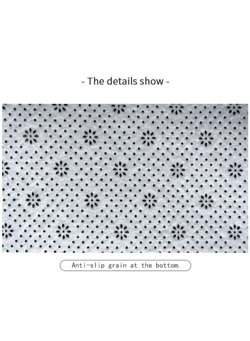 Bluejw Marble Bathroom Rug Set,3 Pieces Bath Mats Set For Bathroom,Vintage Style Non-Slip Washable Cover Floor Rug Decorations For Kitchen Bathroom Bedroom - Image 2