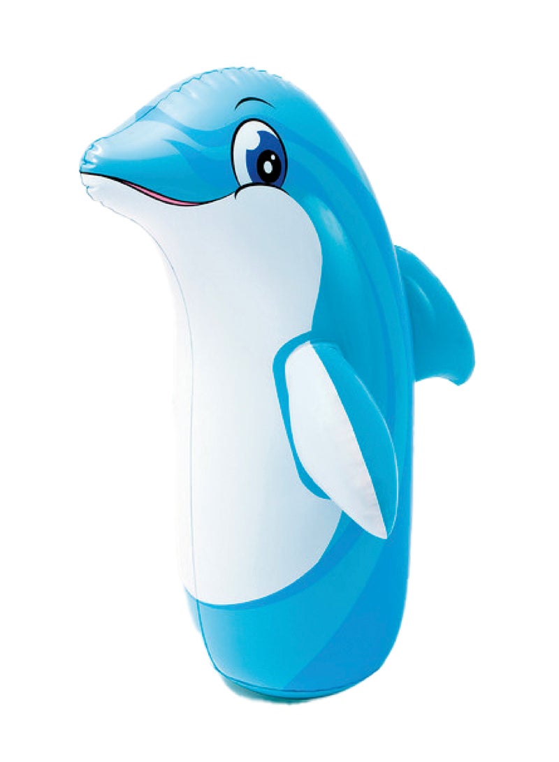 انتكس أنتكس اكياس بوب ملاكمة ثلاثية الأبعاد قابلة للنفخ مصممة للأطفال وتتميز بقاعدة مملوءة بالرمل تساعدها على العودة إلى وضعها العمودي بعد كل لكمة، مما يجعلها تعود تلقائيًا بعد الضرب، وهو ما يوفر تجربة ممتعة وآمنة للطفل تتوفر بثلاثة اشكال مختلفة - Image 2