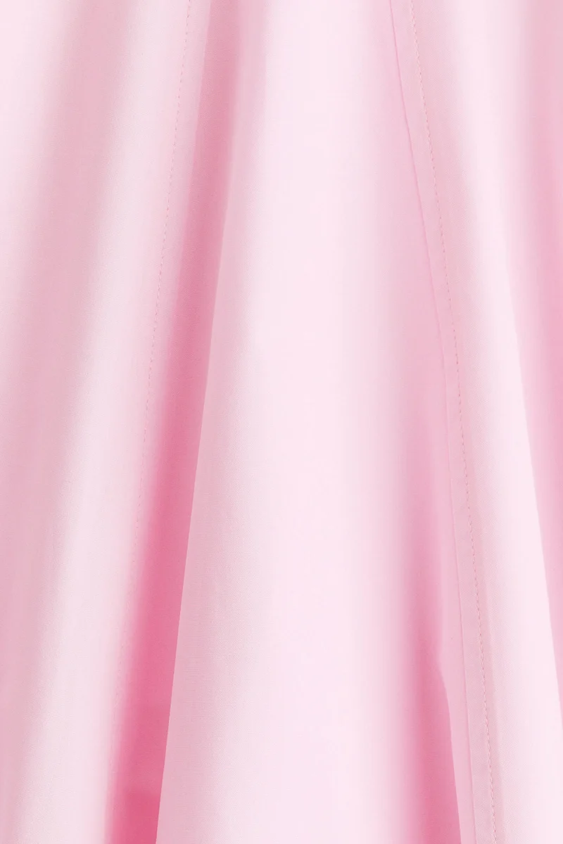 H&M Flared cotton poplin skirt