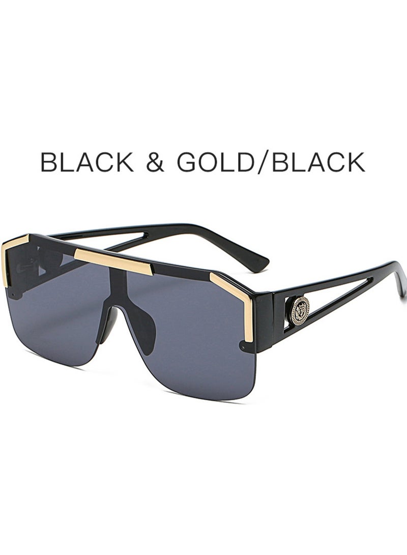One-piece Lens Lion King One-piece Sunglasses European And American Sports Goggles - Image 1