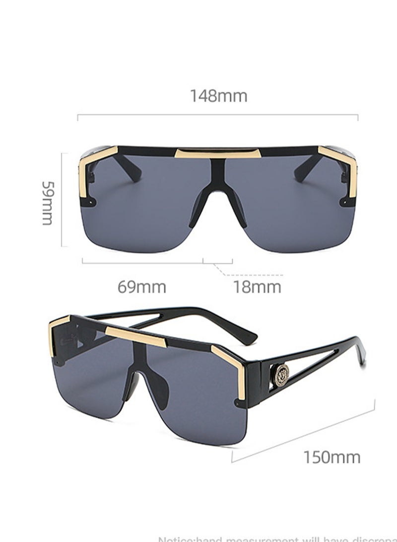 One-piece Lens Lion King One-piece Sunglasses European And American Sports Goggles - Image 2