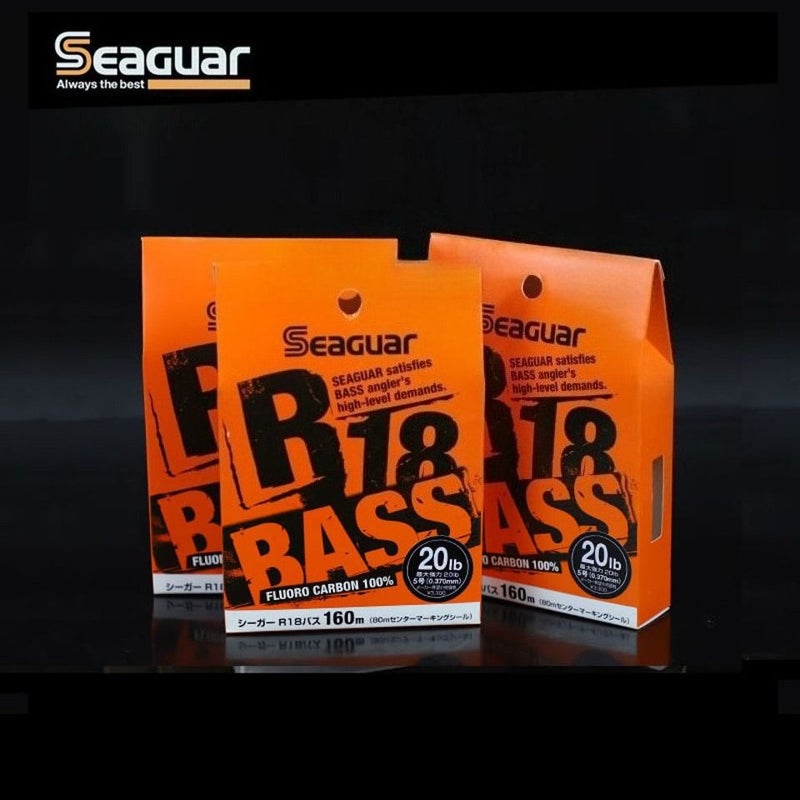 Seaguar R18 Bass Orange Label #3.0 160cm Fluorocarbon Main Fishing Line - Image 3