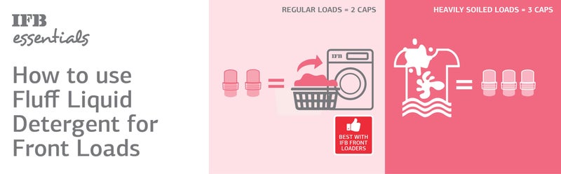 IFB Essentials Fluff Matic Front Load Liquid Detergent Refill Pack 2L | Super Saver Pack | More Washes | Removes Tough Stains | Long-Lasting Fragrance | Eco-Friendly, Gentle Care - Image 3