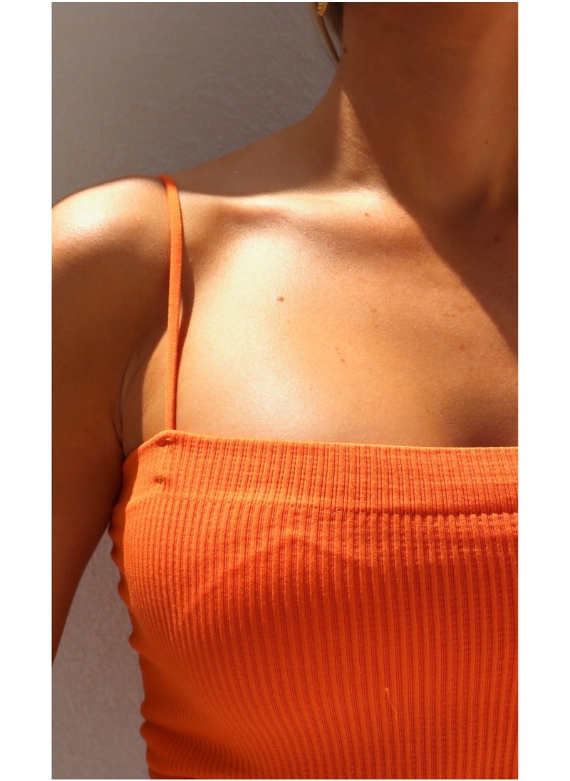 Alorabella - Katrina Crop Top - Orange - Image 1
